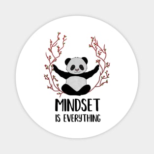 Panda Yoga, Meditation, Mindset Motivational Quote Magnet